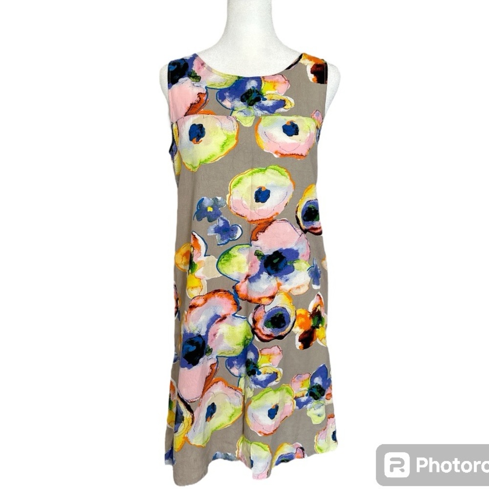 Vintage Jams World Sleeveless Colorful Mini Dress